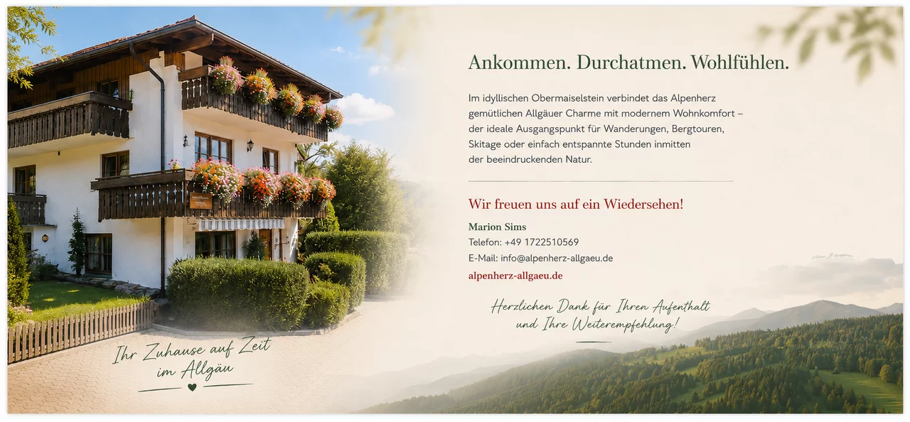 Banner Obermaiselstein der Ferienwohnung auf alpenherz-allgaeu.de